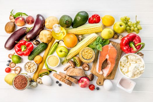 Healthy organic nutritious diet
