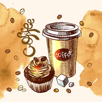 coffee sketch illustration