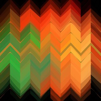 Ethnic zigzag pattern in retro colors, aztec style seamless