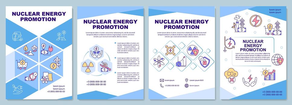 Nuclear energy promotion brochure template