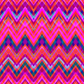 Ethnic zigzag pattern, seamless vector background