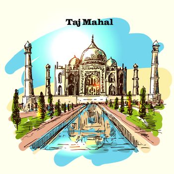 Taj Mahal sketch