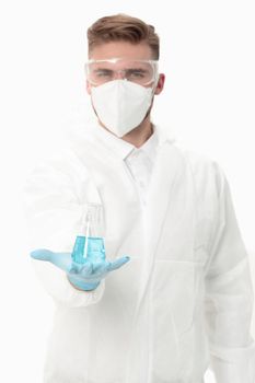 male surgeon in medical clothing