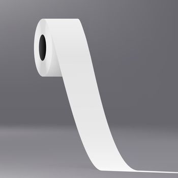 Roll Of White Sticky Tape Or Check Tape