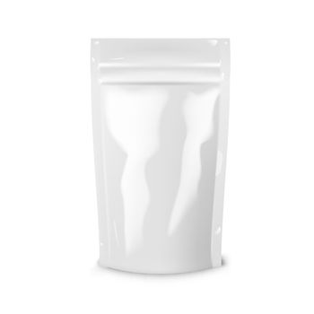 Blank Foil Food Or Drink Bag Packaging With Zip Lock