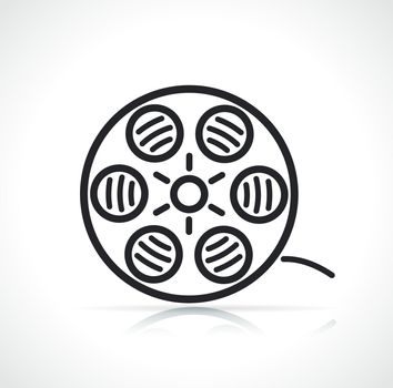 film or cinema coil icon