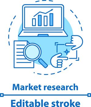 Market research concept icon