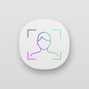 Facial recognition app icon