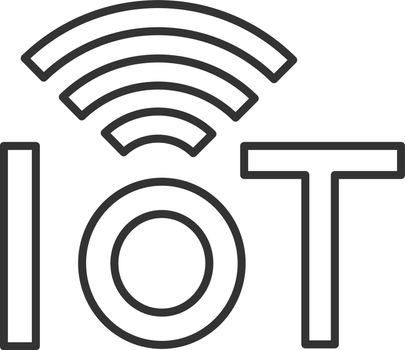 Internet of things linear icon
