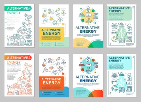 Alternative energy brochure layout