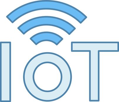 Internet of things color icon