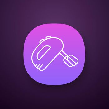 Handheld mixer app icon