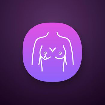 Nipple discharge app icon