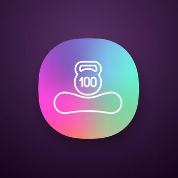 Maximum weight limit up to 100 kg app icon