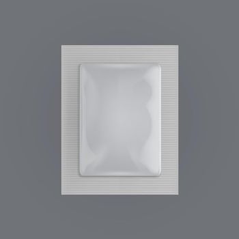 Slim White Shiny Foil Package For Branding