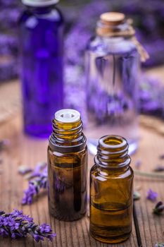 Lavender and essential oil