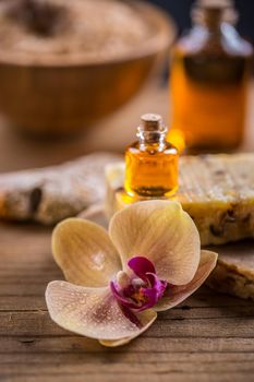 Spa essential oil for aromatherapy treatment