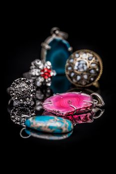 Rings and pendants