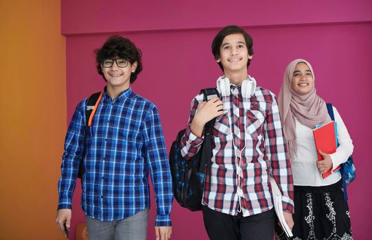 Arab teens group