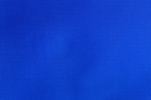 Blue nylon fabric texture background.