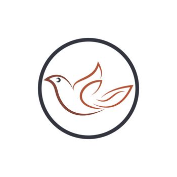 Bird wing Dove Logo 