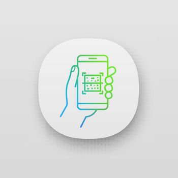 QR code smartphone scanner app icon