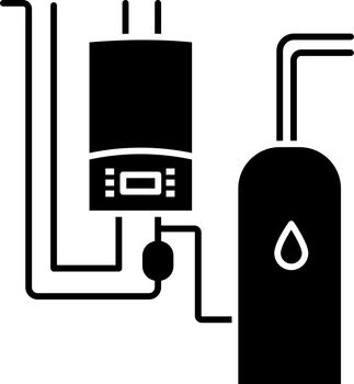 Boiler room glyph icon