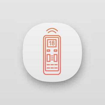 Air conditioner remote control app icon