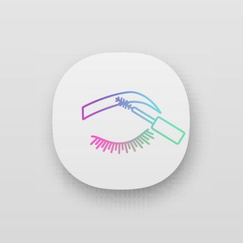 Eyebrows mascara app icon