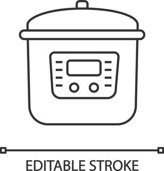 Multi cooker linear icon