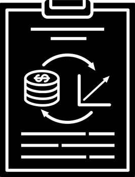 Performance audit glyph icon