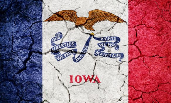 State of Iowa flag