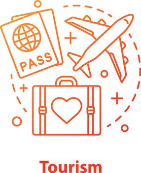 Travel agency concept icon