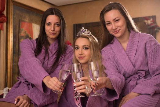 girls have a bachelor party