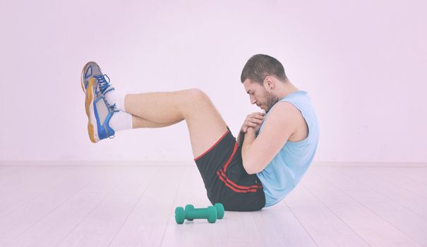 man fitness workout