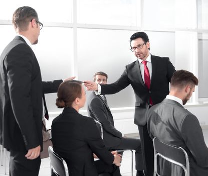 Success communication at meeting or negotiation