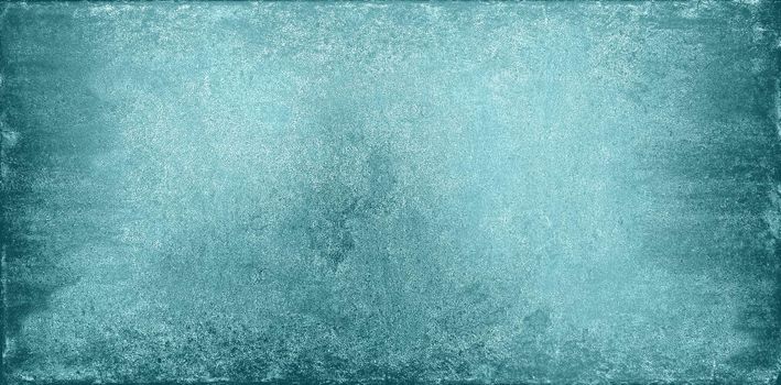 Grunge uneven teal blue stone texture background with cracks and stains