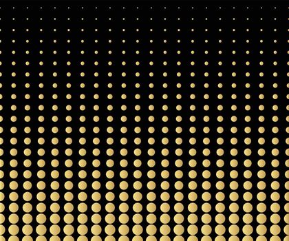 Abstract gold polka dot pattern. polka dot wave vector illustrator