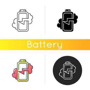 Battery breaking icon