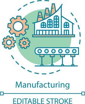 Manufacturing concept icon