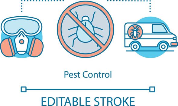 Pest control concept icon