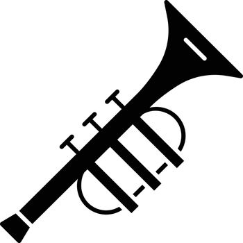 Trumpet glyph icon