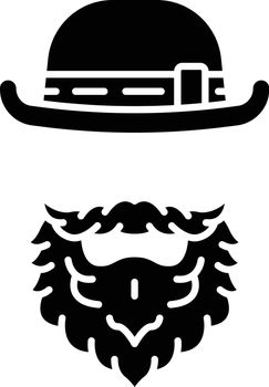Leprechaun glyph icon