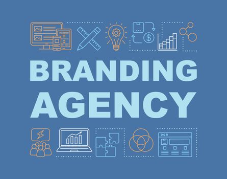 Branding agency word concepts banner