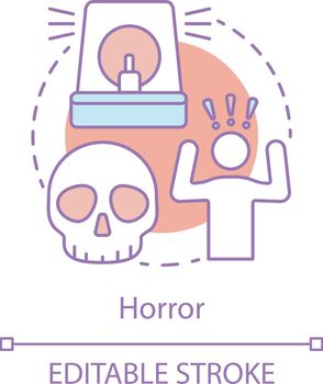 Horror concept icon