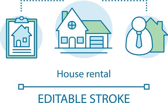 House rental concept icon
