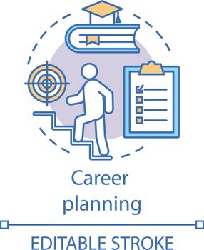 Career planning concept icon