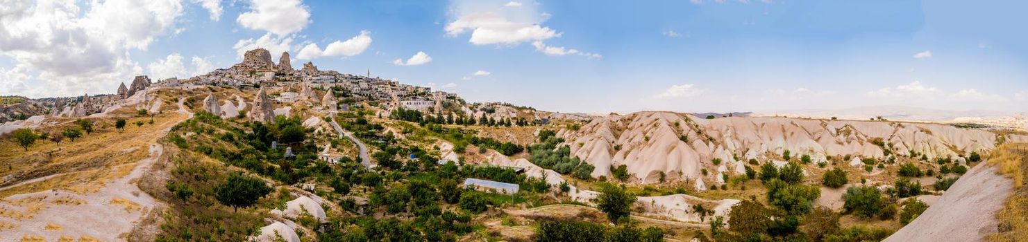 Panoramic view of turkish Uchisar