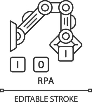 RPA linear icon