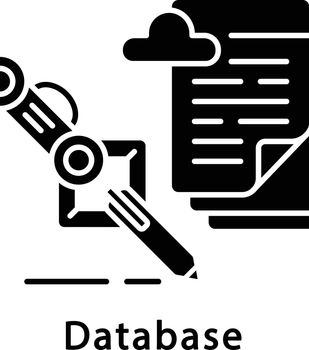 Database glyph icon
